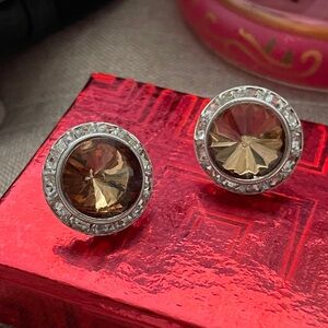 ✨Amber Crystal Bling Round PE✨NEW